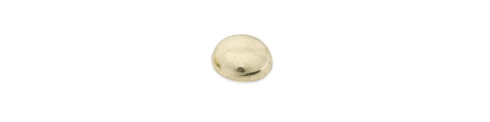 Tandy Leather Round Spots 1/4 (6 mm) Brass Plated 100/pk 1330-01
