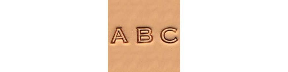 Tandy Leather Craftool� Alphabet Stamp Set 1/4 (6 mm) Open Face 4909-00