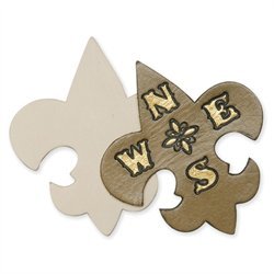 Tandy Leathercraft Fleur-de-lis Shape Applique 25 Pack 44204-25