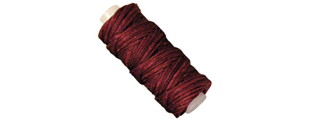 Tandy Leather Braided Cord Waxed Rust 25yd 11210-03