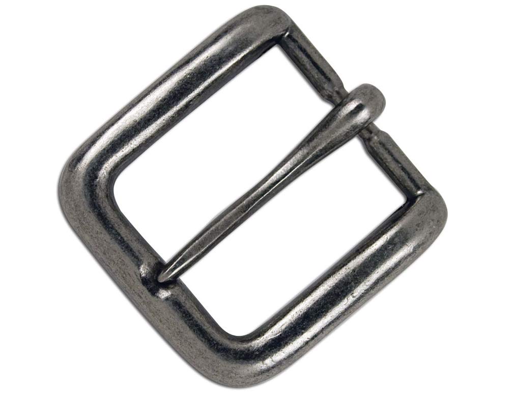 Tandy Leather Wave Buckle 1-1/4 (32 mm) Antique Nickel Plate 1640-21