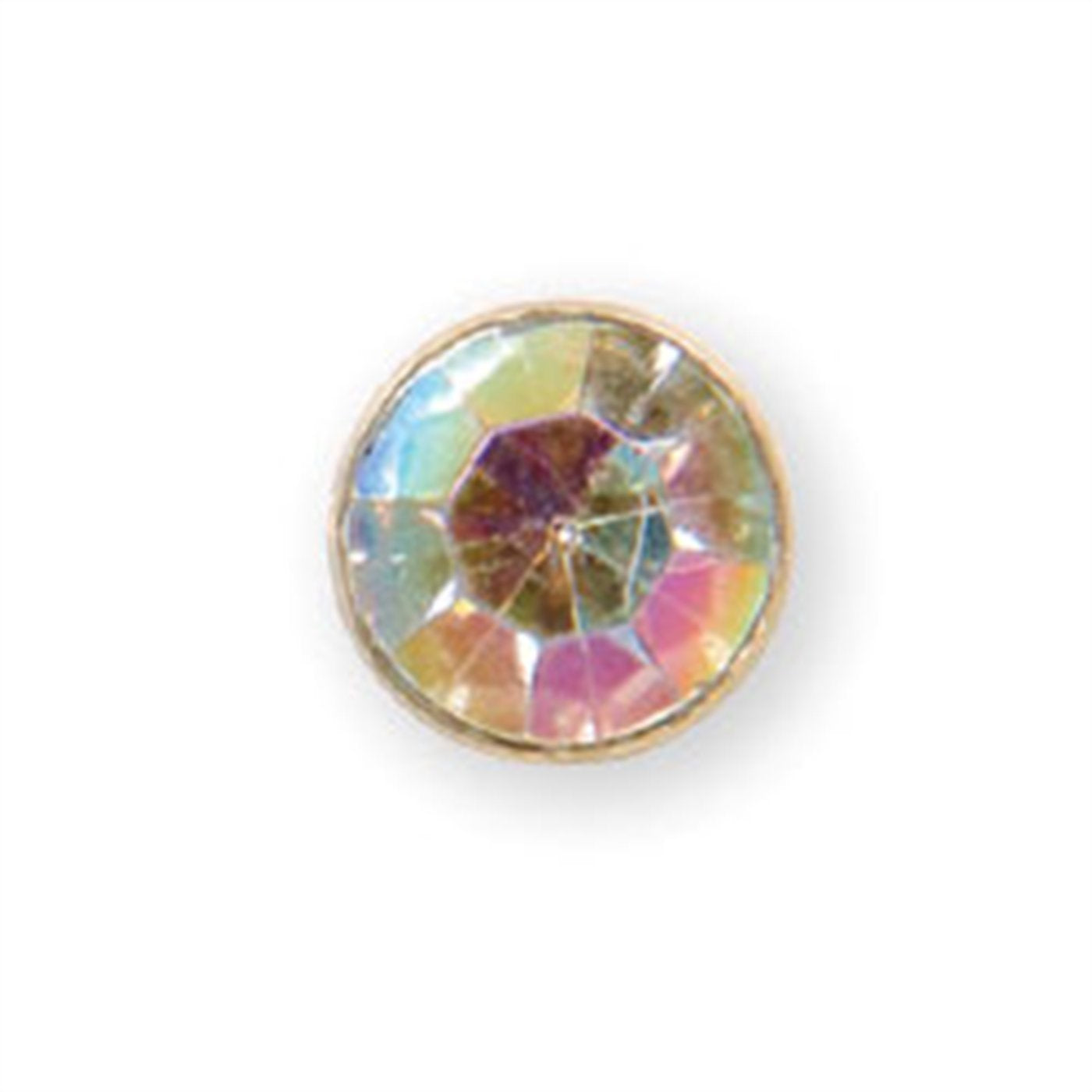Tandy Leather Crystal Synthetic Abalone 10mm Rivets 10 Pack 1398-04