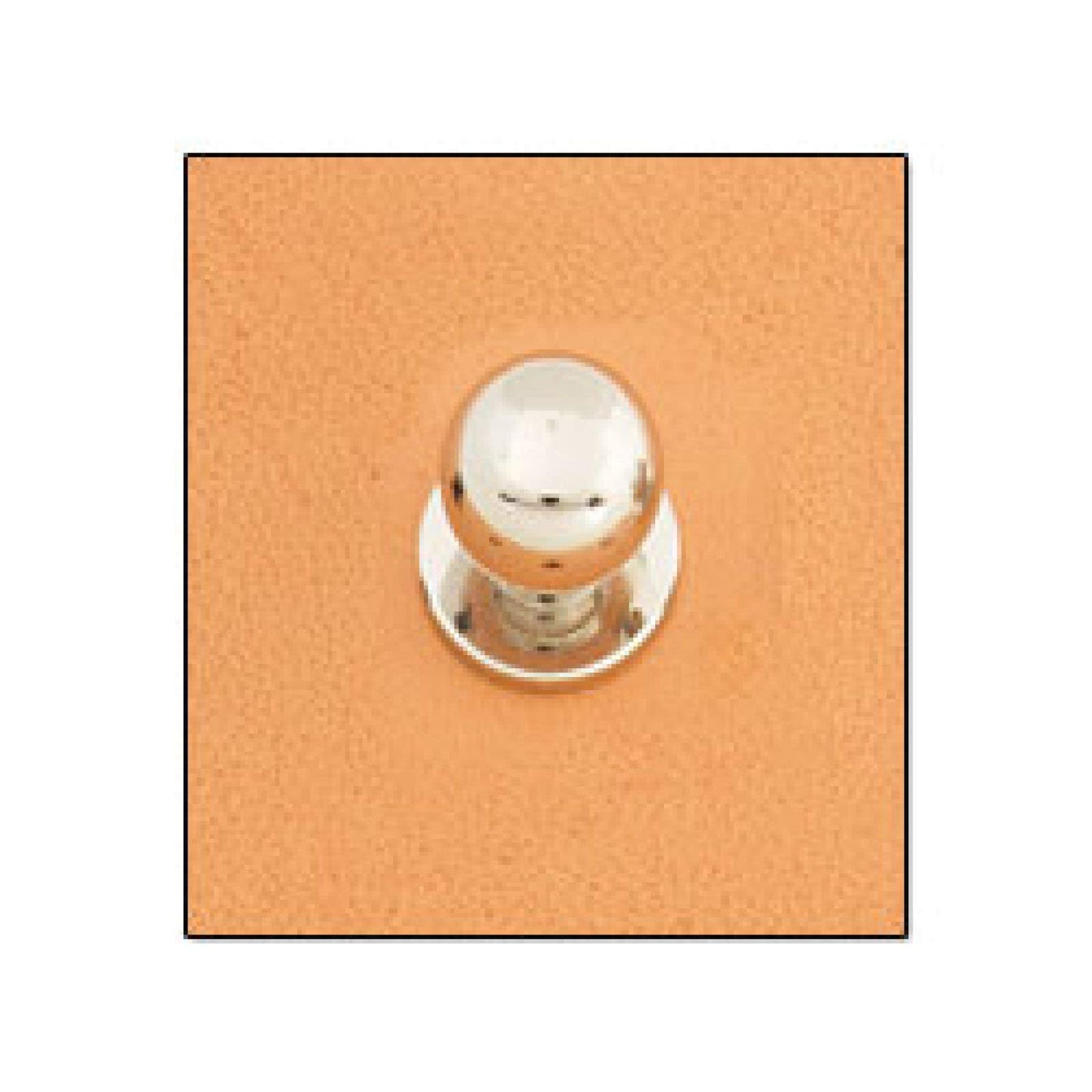 Tandy Leather Button Stud 5/16 (8mm) Screwback Nickel Free Nickel Plate 11310-02