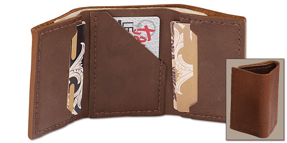 Tandy Leather Bison Tri-Fold Wallet Kit 44066-06