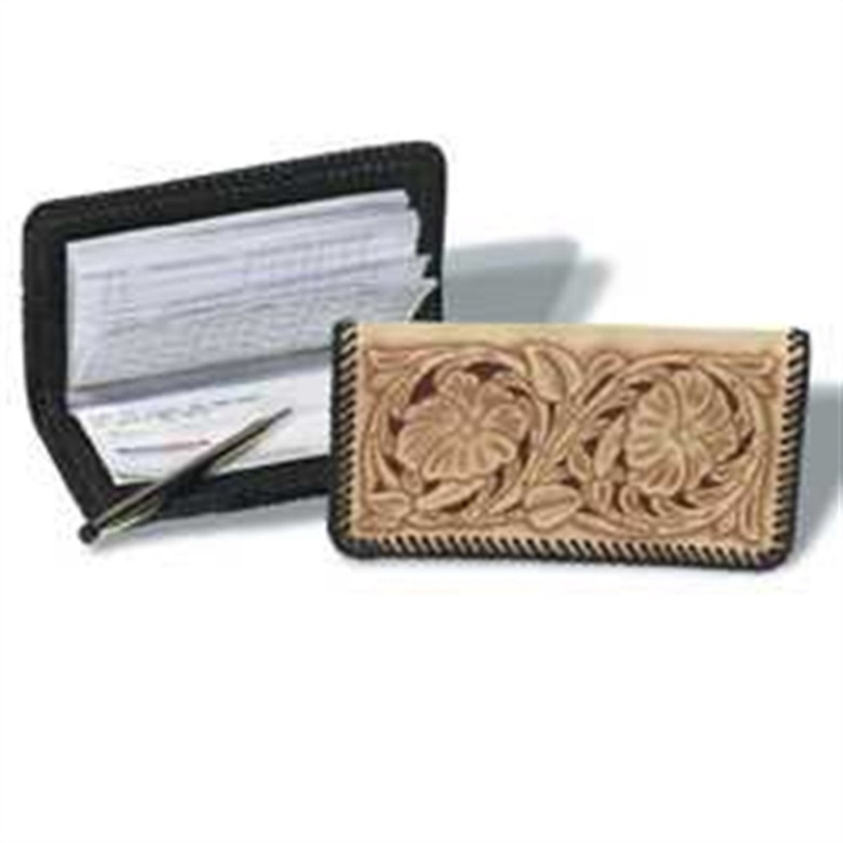 Tandy Leathercraft Deluxe Check Writer Wallet Kit New 44178-00