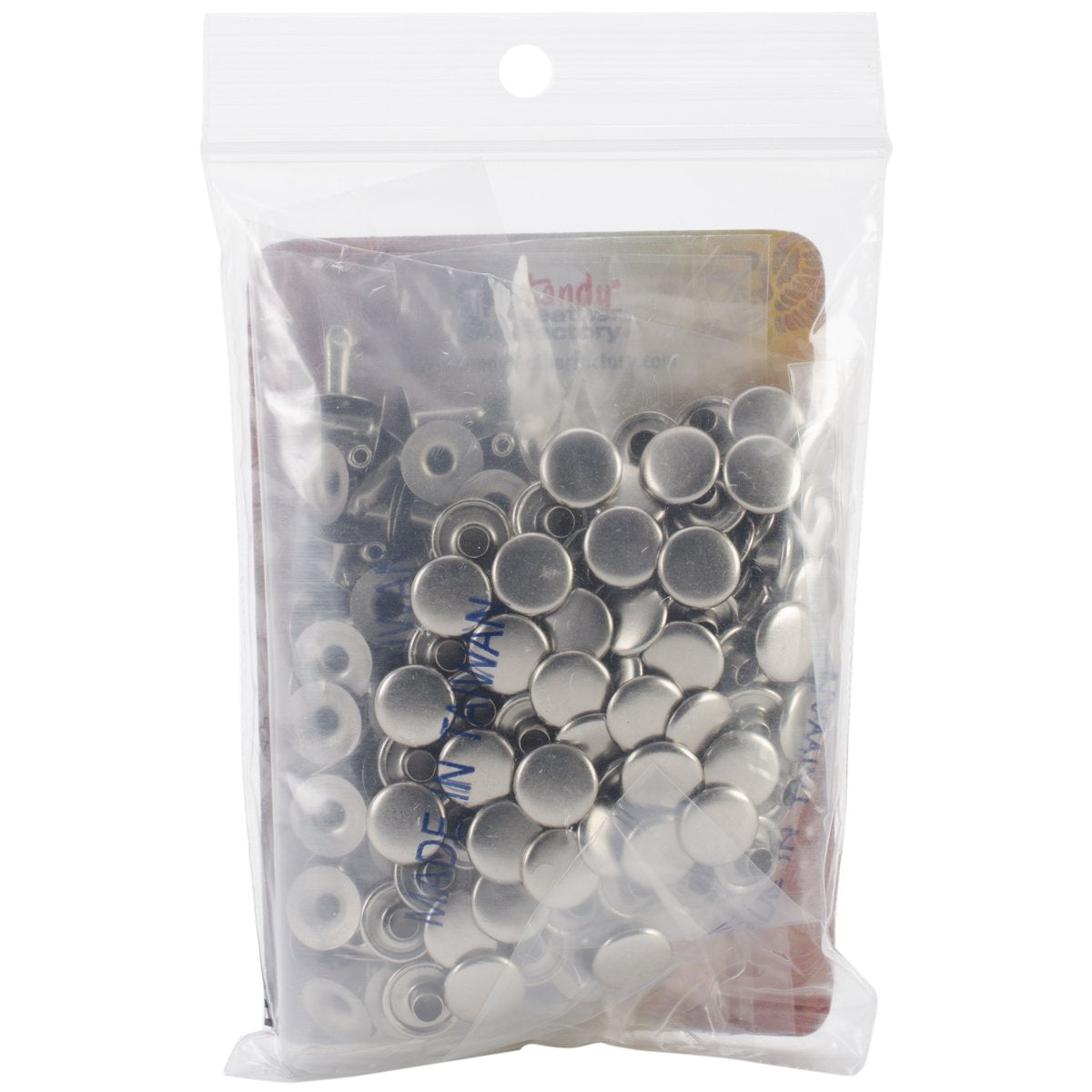 Tandy Leather Rapid Rivets Medium Nickel Plated 100/pk 1273-12