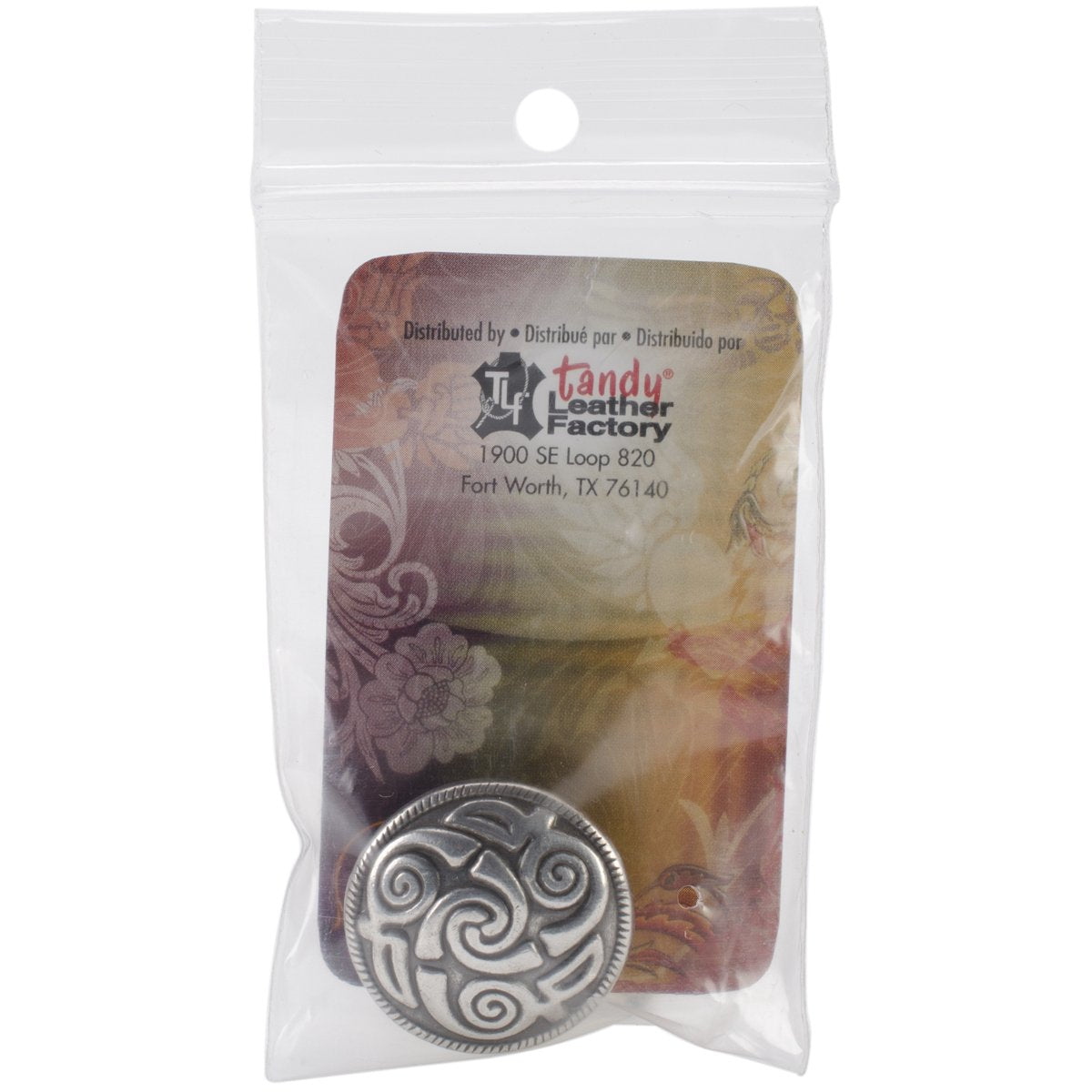 Tandy Leather Lindesfarne Spiral Concho 1 (2.5 cm) 11373-32