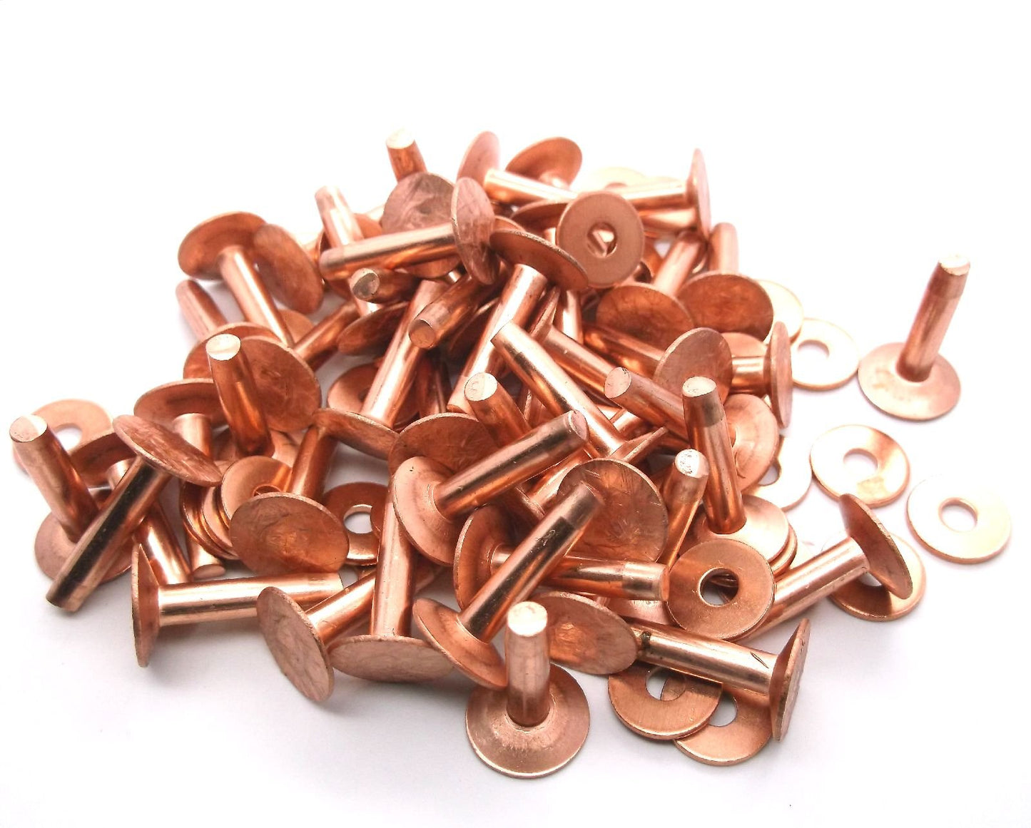 Copper Rivets & Burrs #9 - 50 Pack