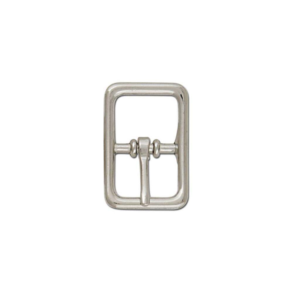 Tandy Leather Center Bar Buckle 3/4 (19 mm) Nickel Plate 1511-00