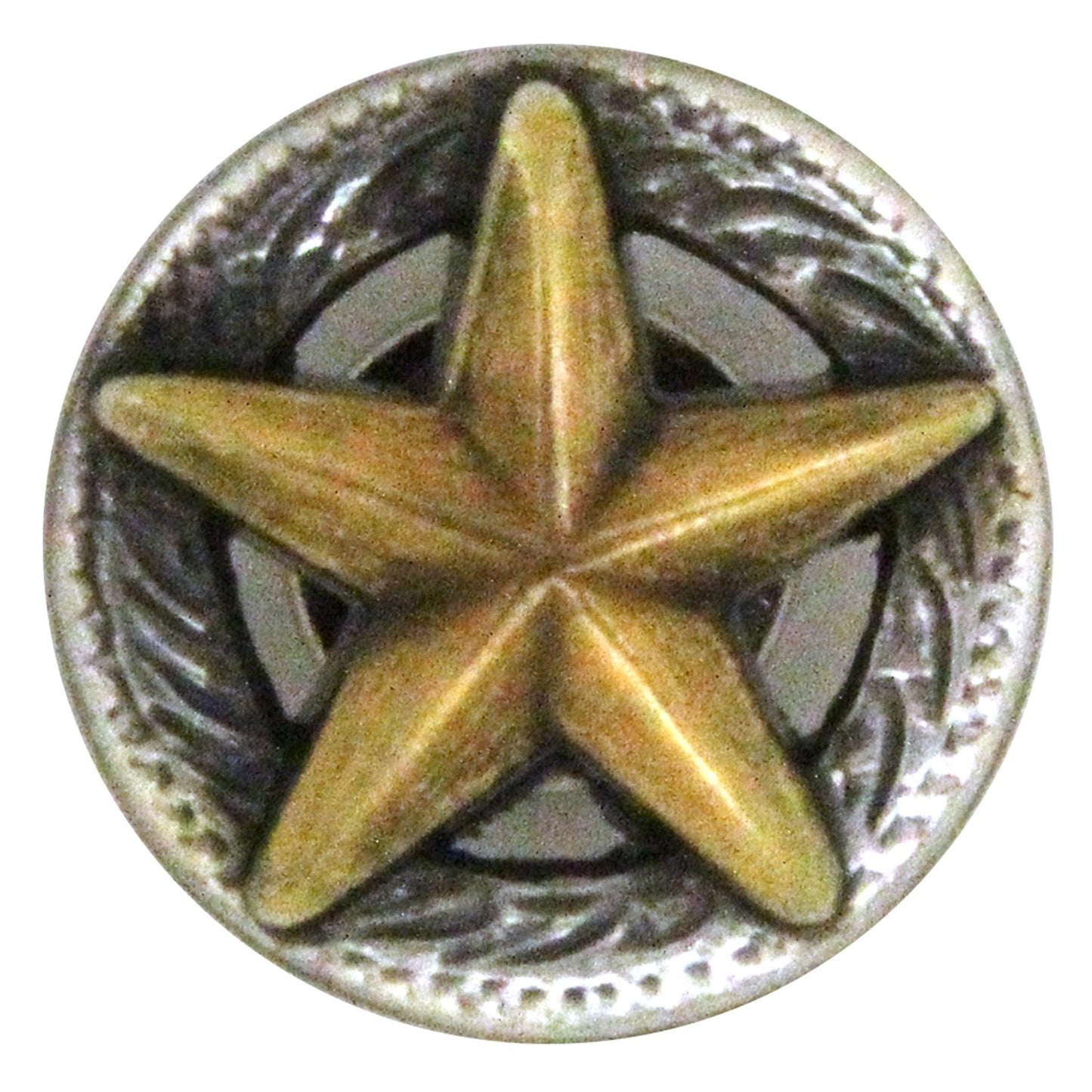 Tandy Leather 3-D Texas Star Concho 3/4 (19 mm) 11373-37