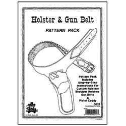 Tandy Leather Holster & Gun Belt Pattern Pack 6031-00