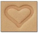 Tandy Leather E678 Heart Craftool? Stamp 66678-00