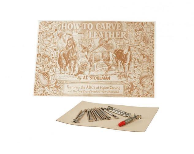 How To Carve Leather Basic Book Bundle by Tandy Leather-6047-01