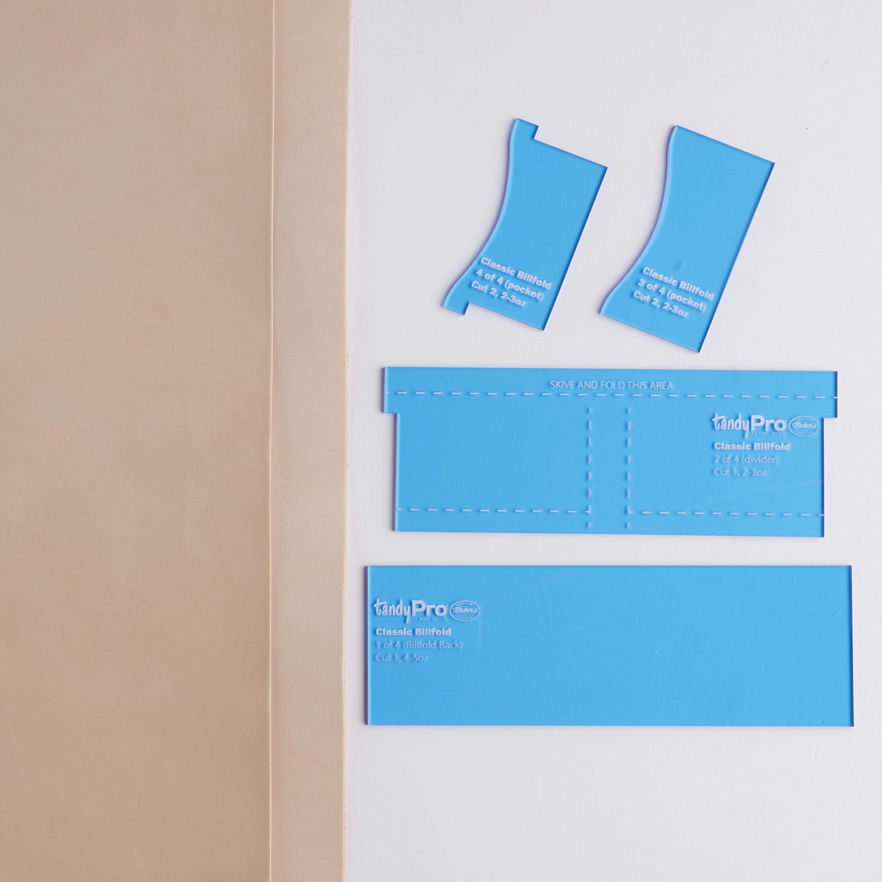 Basic Bundle for TandyPro® Classic Billfold Template by Tandy Leather