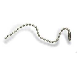 Tandy Leather Beaded Key Chain Nickel Plated 100/pk 1196-12