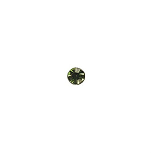 Lt. Green Synthetic Crystal Rivets 7mm 10/pk Item #1395-03