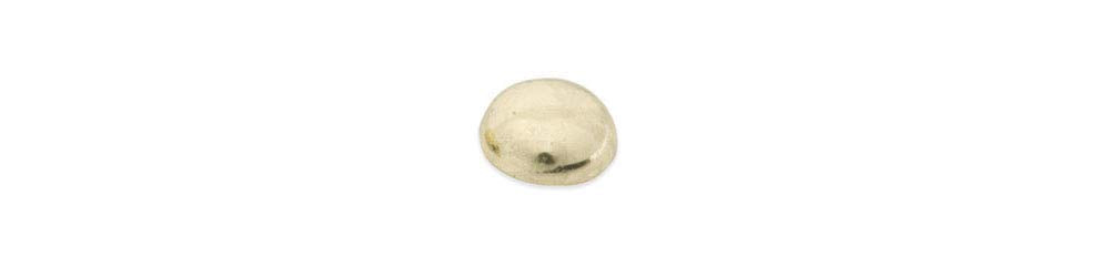 Tandy Leather Round Spots 3/8 (10 mm) Brass Plated 100/pk 1330-05