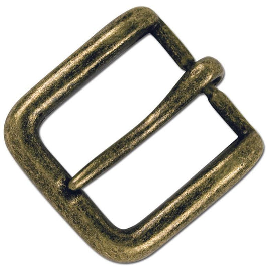 Tandy Leather Wave Buckle 1-1/4 (32 mm) Antique Brass Plate 1640-09