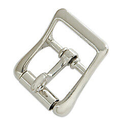 Tandy Leather All Purpose Strap Buckle w/Locking Tongue 3/4 (19 mm) Nickel Plate 1539-10