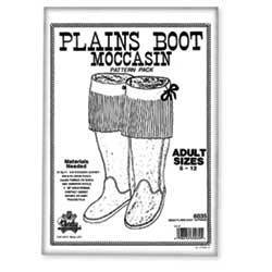 Tandy Leather Adult Plains Boot Moc Pattern Pack 6035-00