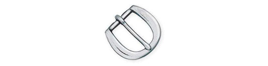 Tandy Leather Heel-Bar Buckle 5/8 (16 mm) Nickel Plated 1631-02