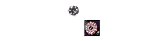 Tandy Leather Synthetic Crystal Rivets 5mm 10/pk 1366-01