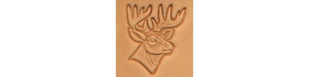 Tandy Leather Deer Head Craftool� 3-D Stamp 88341-00