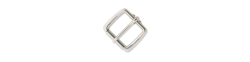 Tandy Leather Heavy Duty Roller Buckle 1-1/2 (38 mm) Stainless Steel 1525-00