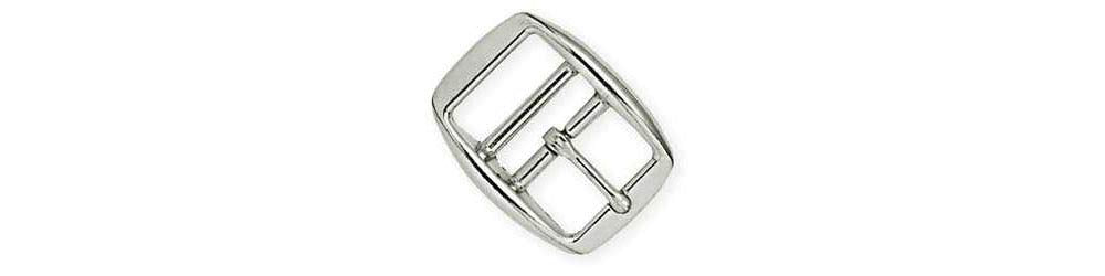 Tandy Leather Double Bar Buckle 5/8 (16 mm) Nickel Plated 1514-02