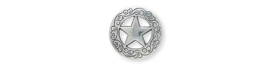 Tandy Leather Texas Star Concho Large 1-1/2 (38 mm) 11373-02