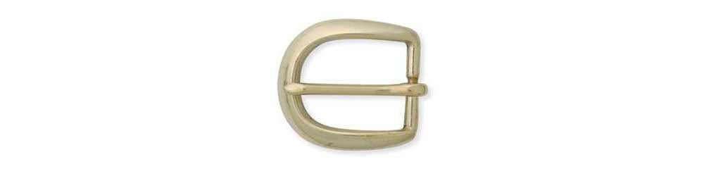 Tandy Leather Heel Bar Buckle 1-1/2 (38 mm) Solid Brass 1549-00