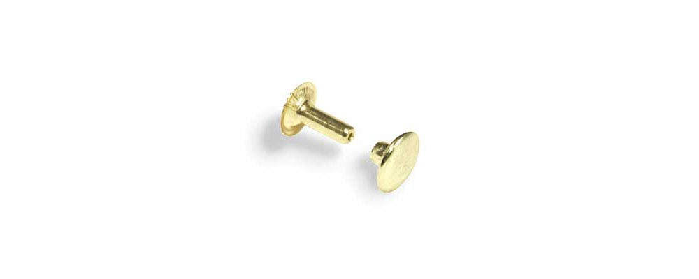 Tandy Leather Rapid Rivets Large Brass Plate 100/pk 1275-11