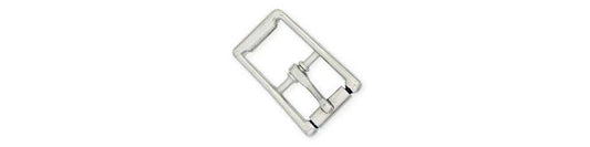 Tandy Leather Center Bar Roller Buckle 1 (25 mm) Nickel Plate 1560-00