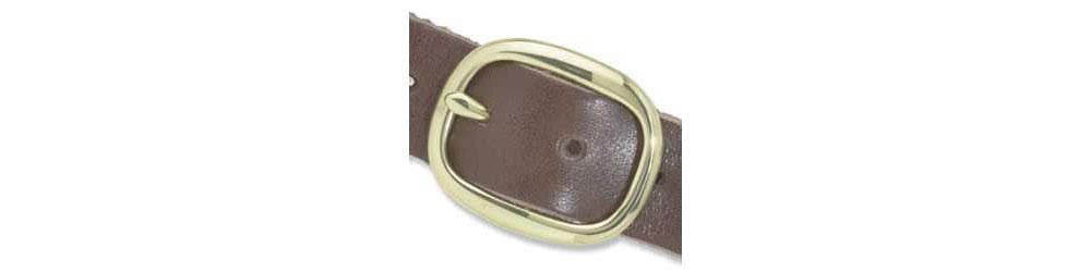 Tandy Leather Center Bar Buckle 1 (25 mm) Solid Brass 1720-00