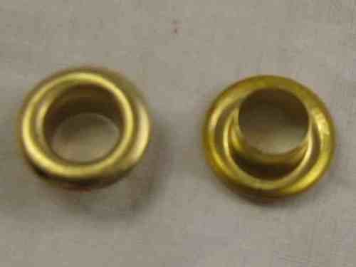 Brass Plated Eyelets 3/16 100 Pack 1286-11