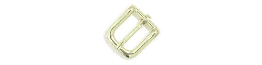 Tandy Leather #12 Bridle Buckle 1 (25 mm) Brass Plated 1603-01
