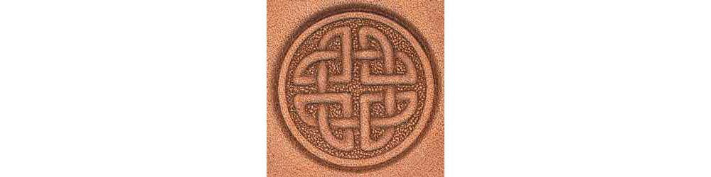 Tandy Leather Round Celtic Craftool� 3-D Stamp 8537-00