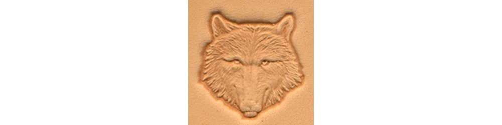 Tandy Leather Wolf Head Craftool� 3-D Stamp 88459-00