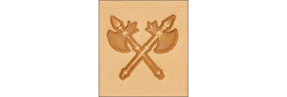 Tandy Leather Craftool� 3-D Stamp Crossed Blades 8566-00