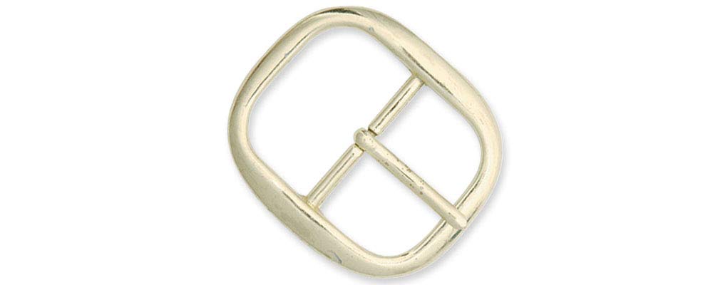Tandy Leather Econo Buckle Center Bar 1-1/2 (38 mm) Brass Plated 1566-21