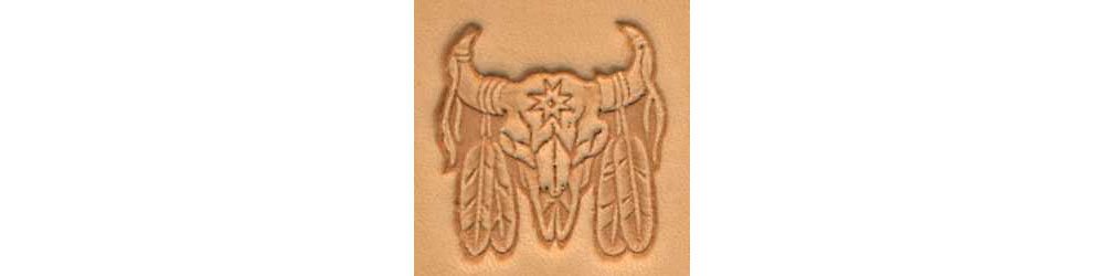 Tandy Leather Indian Skull Craftool� 3-D Stamp 88436-00