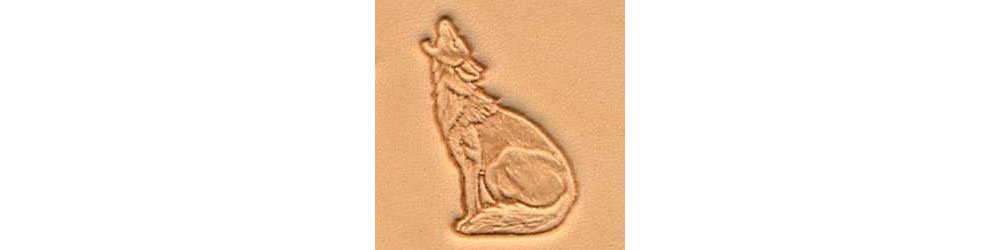 Tandy Leather Howling Coyote Craftool� 3-D Stamp 88422-00