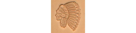 Tandy Leather Indian Chief Craftool� 3-D Stamp 88429-00