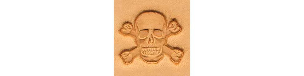 Tandy Leather Skull & Crossbones Craftool� 3-D Stamp 8547-00