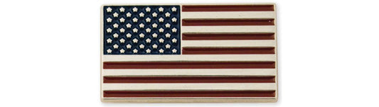 Tandy Leather American Flag Concho 1-1/4 (32 mm) x 3/4 (19 mm) 7426-11