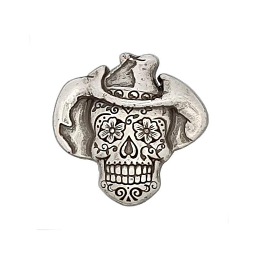 Tandy Leather Sugar Skull Concho Cowboy Nickel Free 71512-02