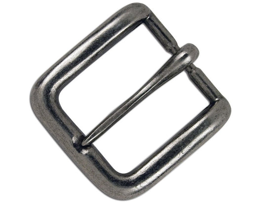 Tandy Leather Wave Buckle 1-1/2 (38 mm) Antique Nickel Plate 1641-21