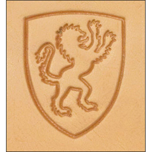 Craftool 3D Lion Shield Stamp 8616-00 by Tandy Leather