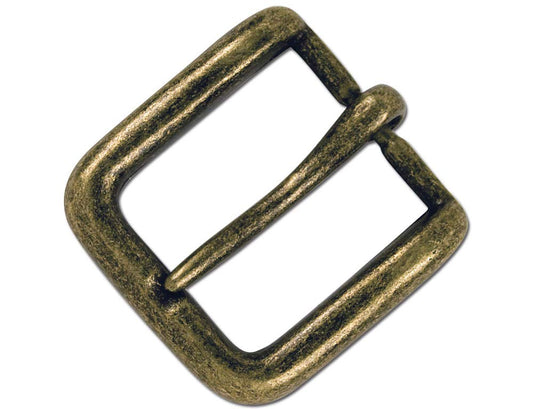 Tandy Leather Wave Buckle 1-1/2 (38 mm) Antique Brass Plate 1641-09