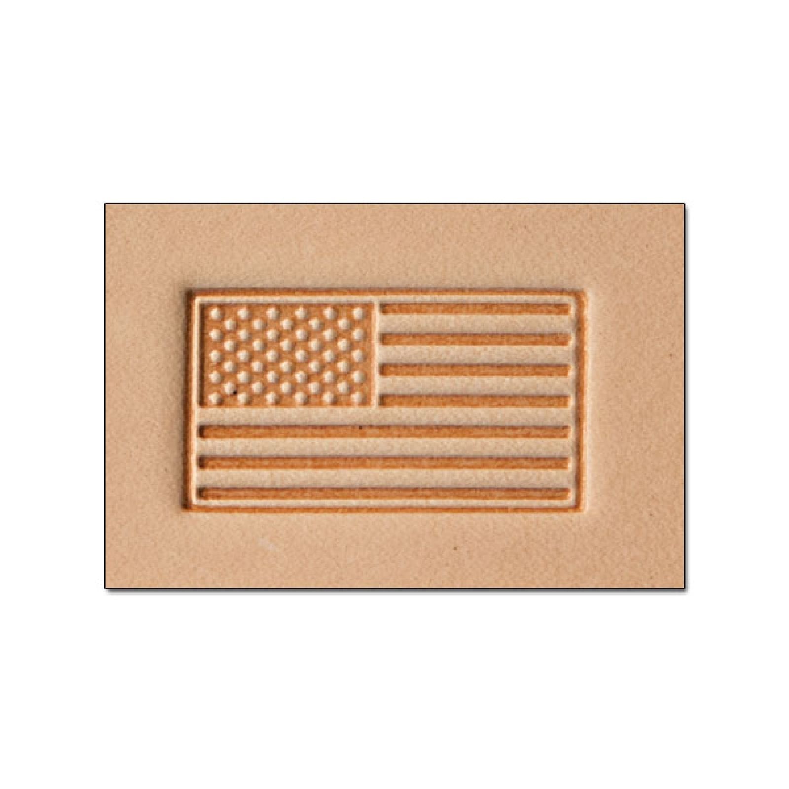 Tandy Leather Craftool� 3-D Stamp American Flag 8580-00